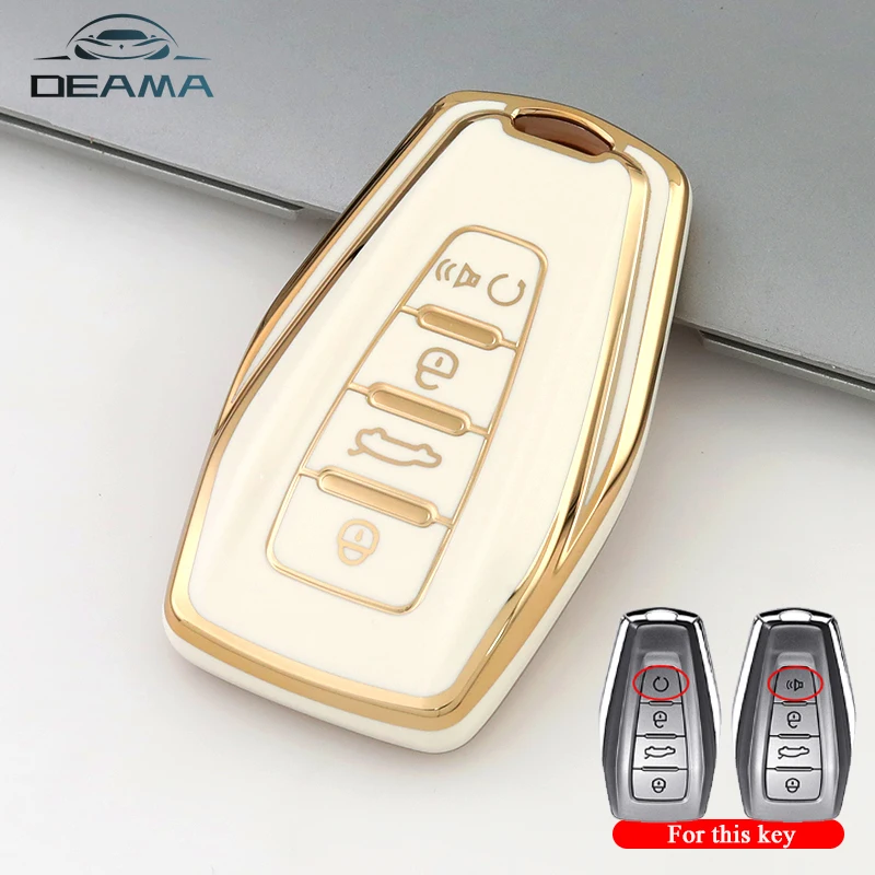 Чехол для автомобильного ключа из ТПУ разноцветный чехол Geely Coolray 2024 X6 Emgrand Global Hawk