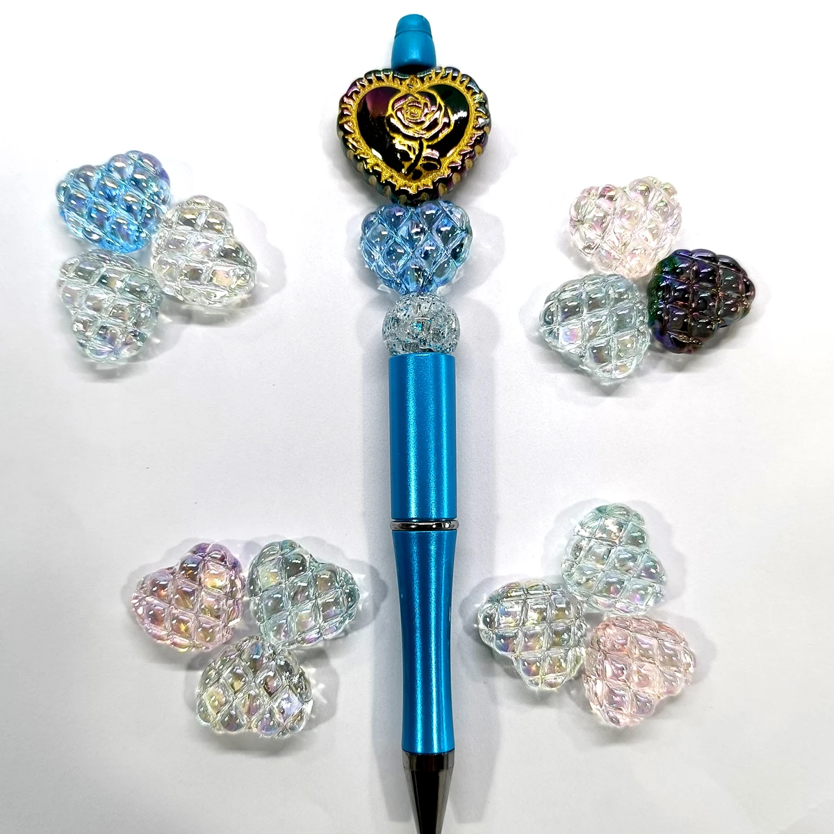 10 шт. УФ цветная прозрачная шахматная доска полосатая любовь используется для