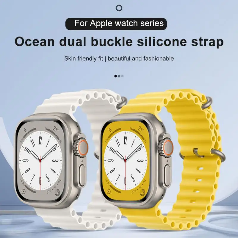 

Ремешок для Apple Watch Band Series 8 Ultra, аксессуары для умных часов IWatch Series 7 6 Se 5, 49 мм 45 мм 41 мм 44 мм 40 м 42 мм 38 мм