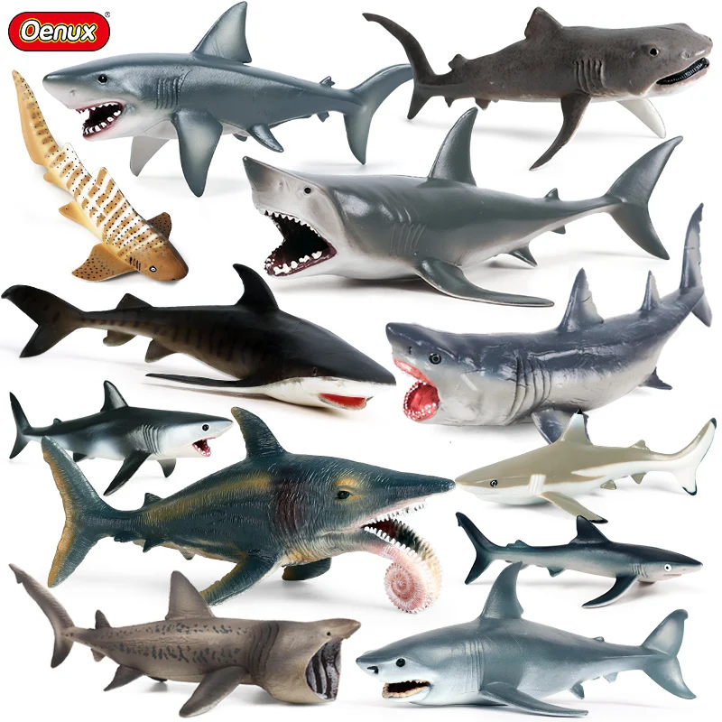 S Sealife Shark Whare Megalodon Model Figurines Pvc Home Decoration Kid Cognitive Education Toy