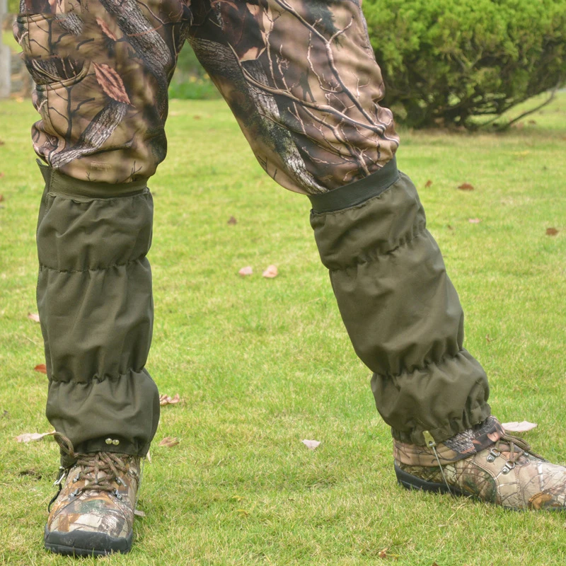 1 пара водонепроницаемых регулируемых гетр для ног со змеей и защитой от укусов