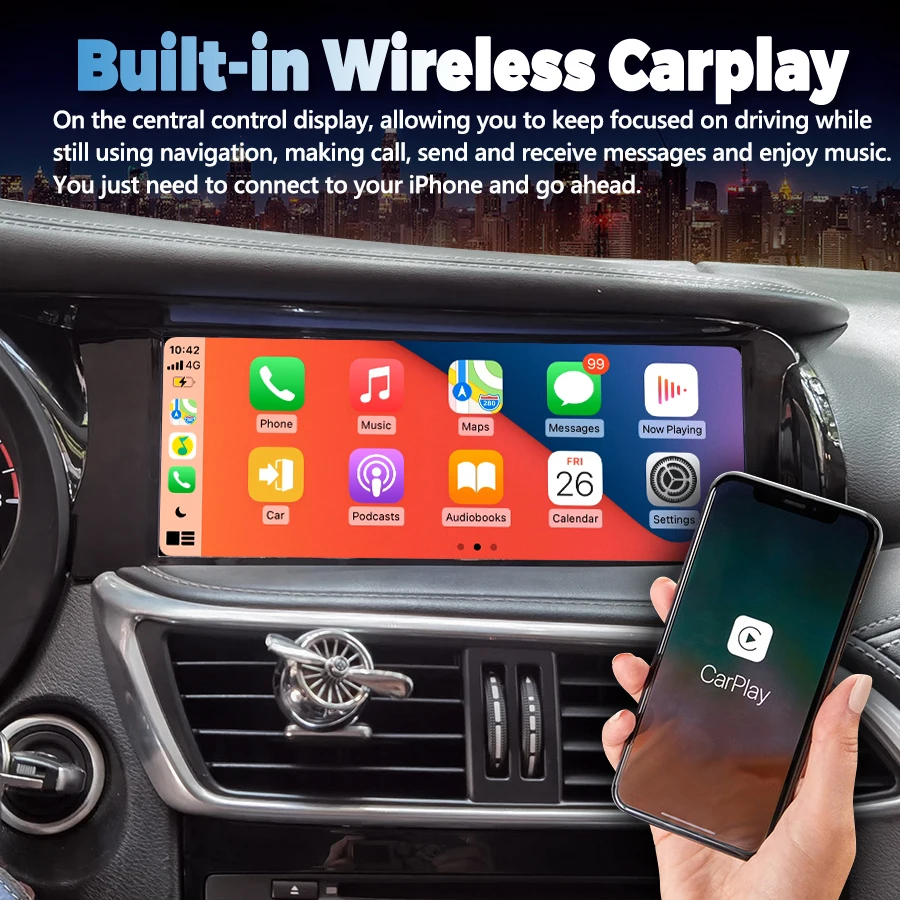 Qled экран Android 13 для Infiniti QX30 Q30 2015-2019 Автомобильная Мультимедийная магнитола стерео