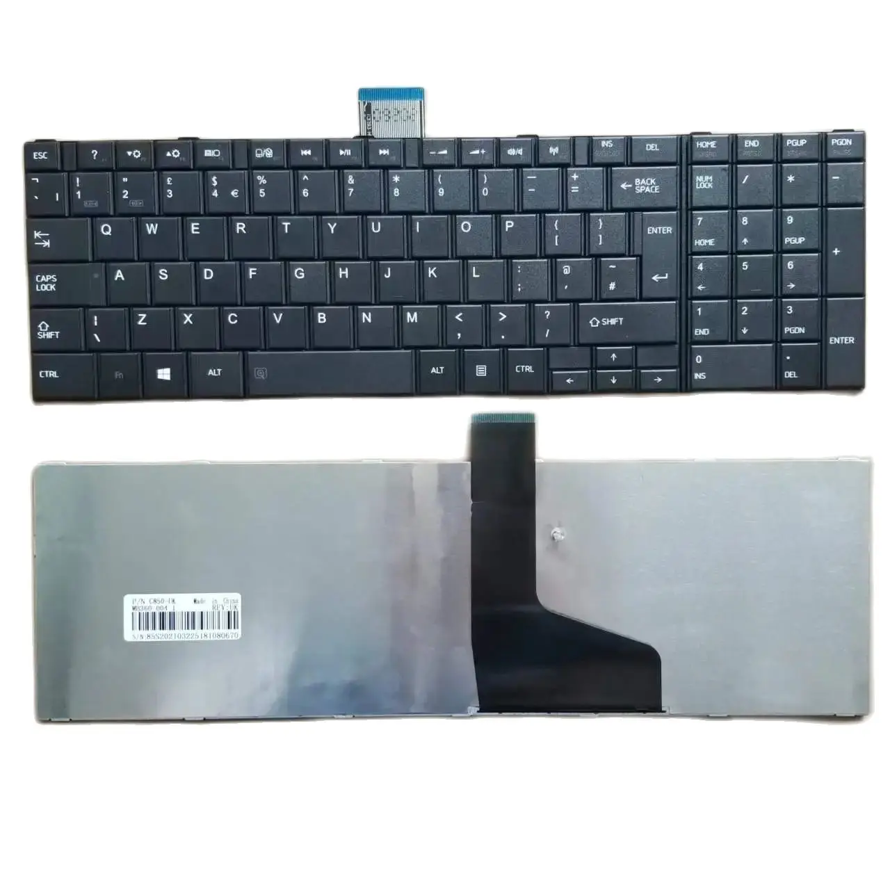 Фото Новая американская британская русская испанская клавиатура для Toshiba SATELLITE C850 C850D C855 C855D RU SP №2