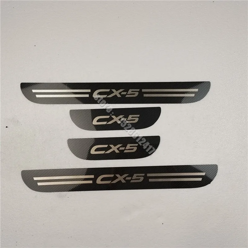 

For Mazda CX-5 CX 5 CX5 2012-2016 Car Styling Stainless Steel Door Sill Scuff Plate Guards Threshold Pedal Styling Trim Stickers