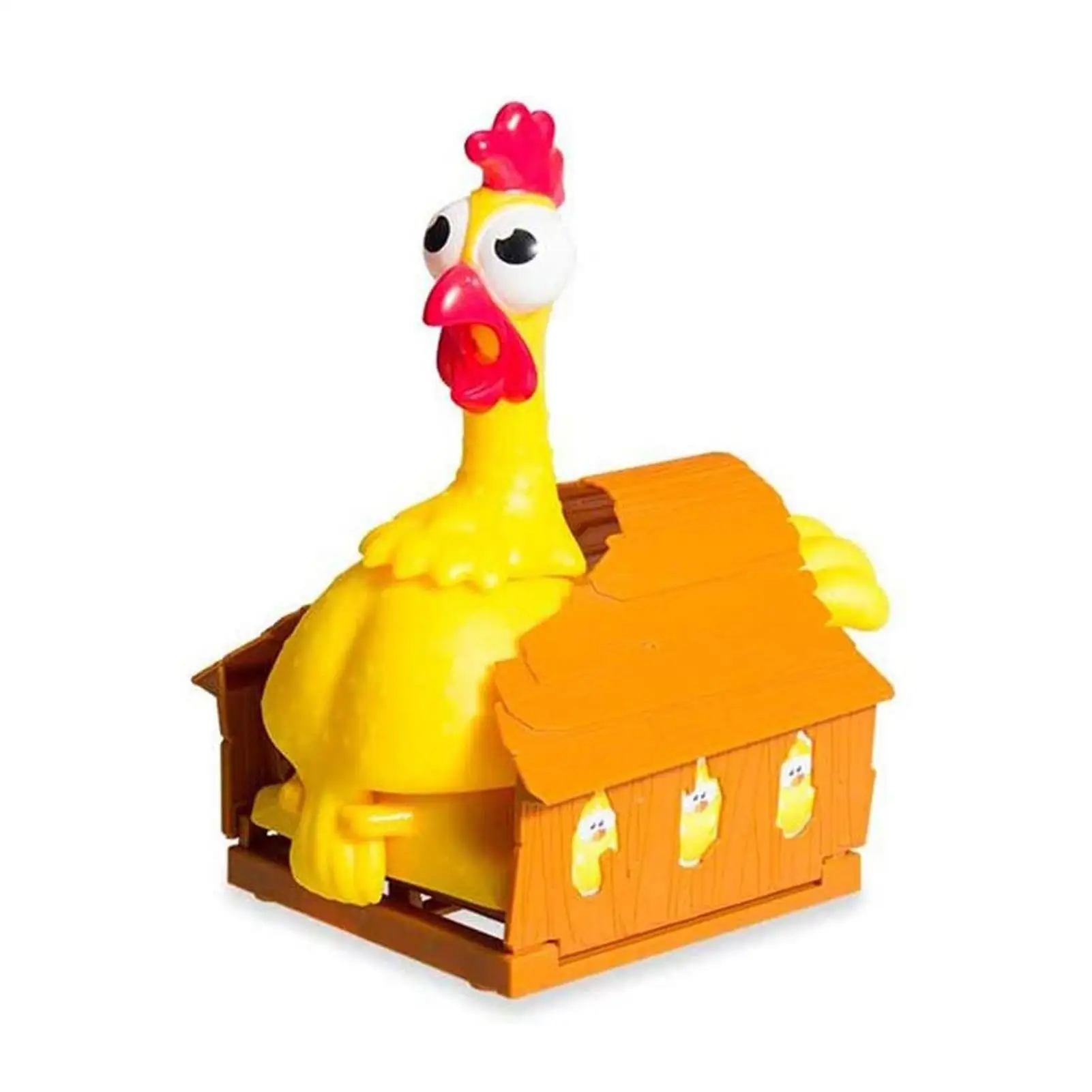 

Tricky Laying Hen Parent-child Interactive Tabletop Game New Strange Turntable Lucky Chicken Educational Children's Toys