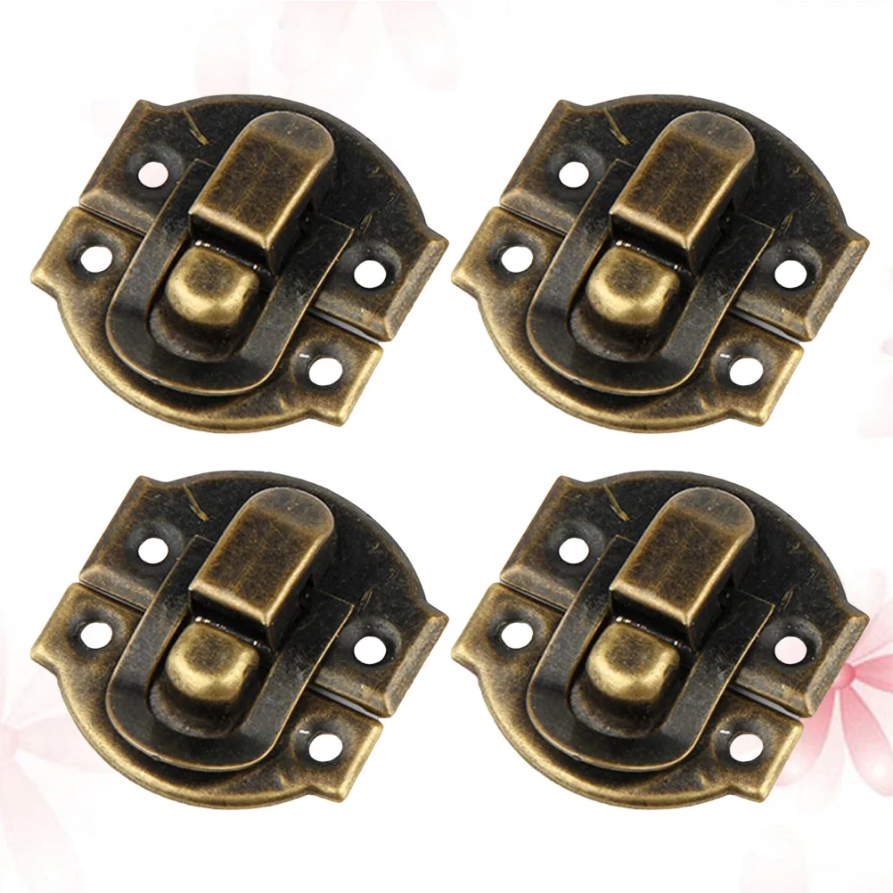 

Hasp Box Jewelry Latches Decorative Wooden Lock Buckle Iron Toggle Heavy Duty Bronze Hook Mini Cast Jewlery Hasps Retro Vintage