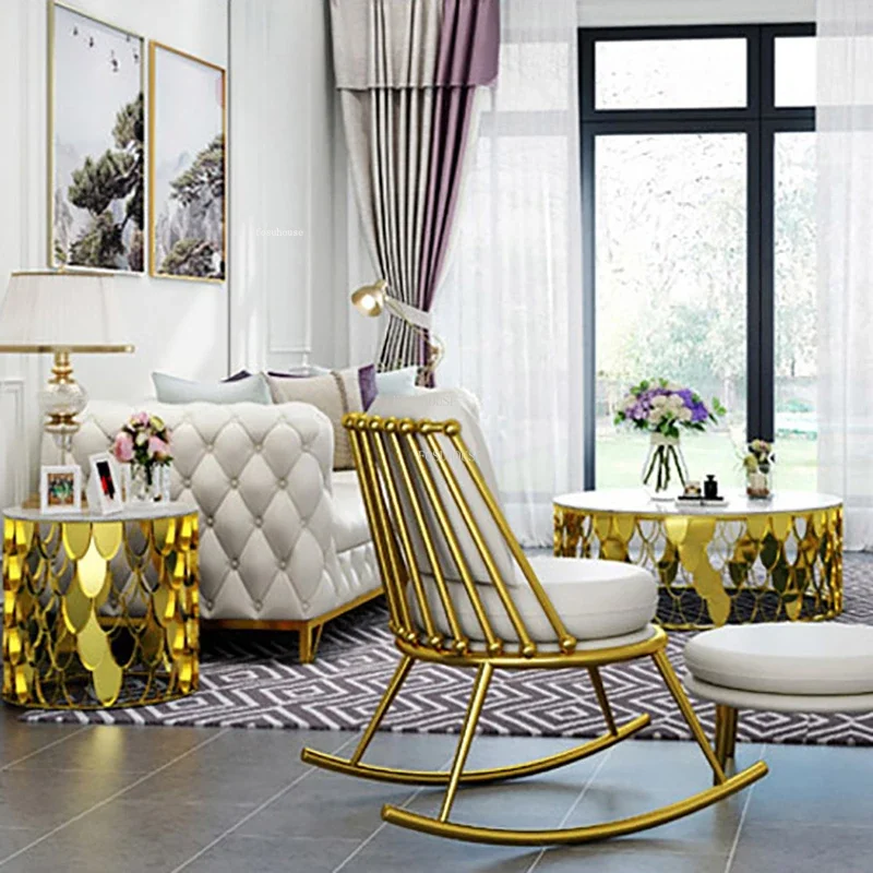 Современные искусственные Роскошные Металлические журнальные столики домашняя