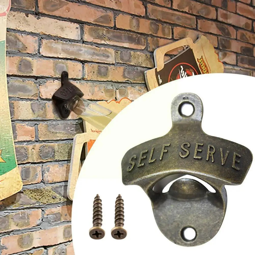 

Креативный настенный штопор, античный штопор для пива, штопор, штопор, настенные аксессуары, гаджеты, набор из цинкового сплава Y6J3