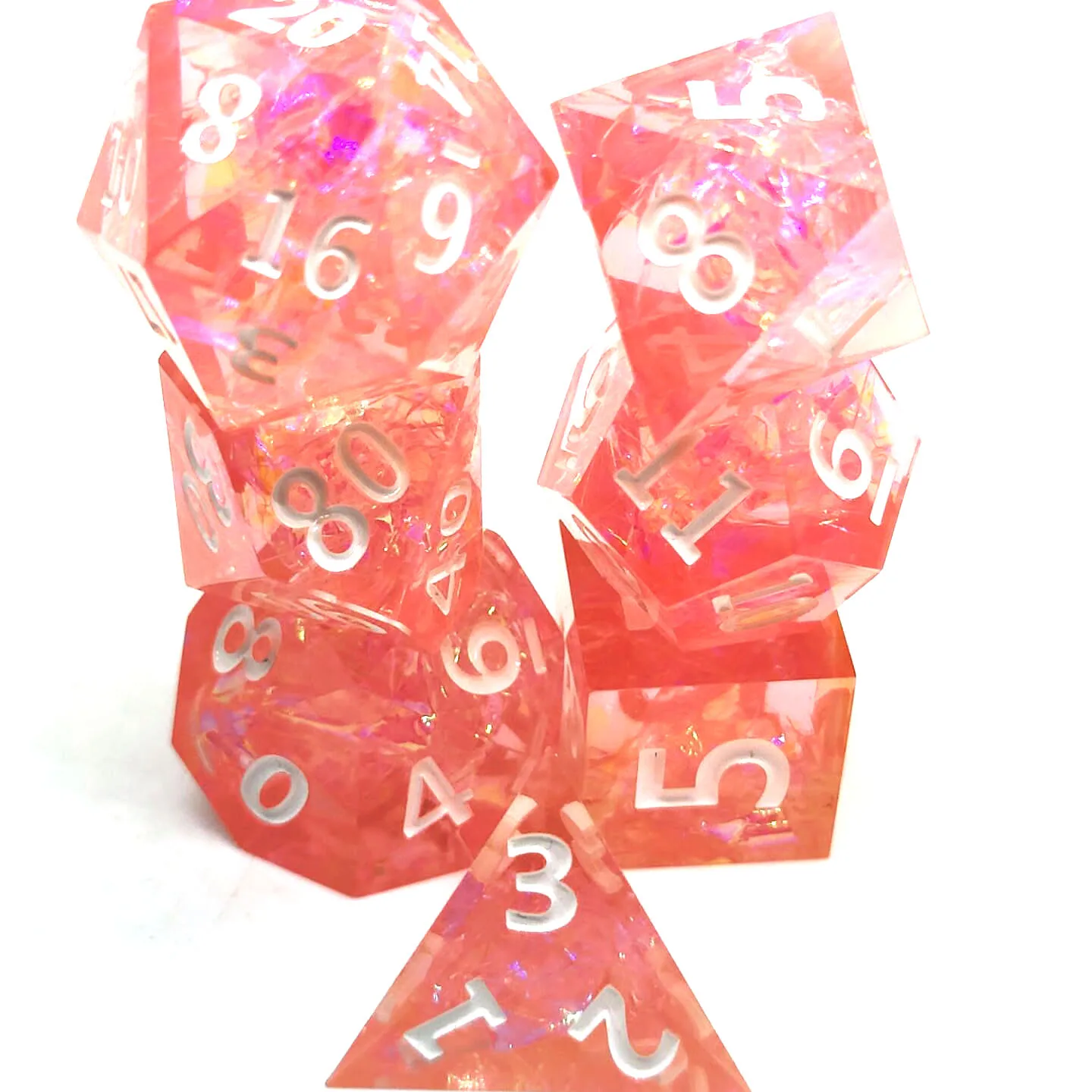 

Hot sale dice Tabletop RPG game dice sets Polyhedron dice sets Resin dice sets