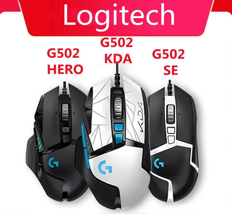 

Большая Акция! Мышь Logitech HERO/KDA/SE Проводная игровая мышь LIGHTSYNC RGB 25600 DPI USB Проводная мышь для геймеров мышь