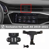phone holder for audi a6 2019 2020 2021 car air vent mount mobile phone bracket gravity smart stand support