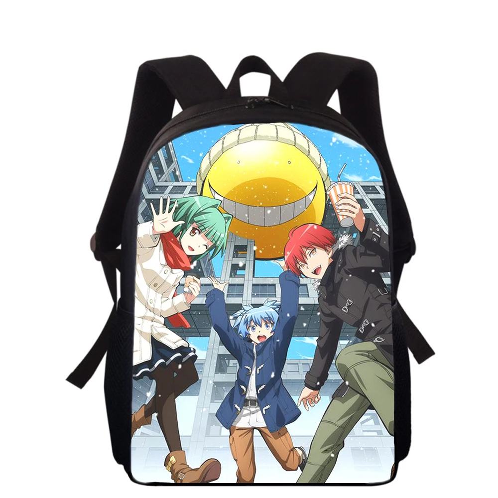 Assassination Classroom 15” 3D Print Kids Backpack Primary School Bags for Boys Girls Back Pack Students School Book Bags