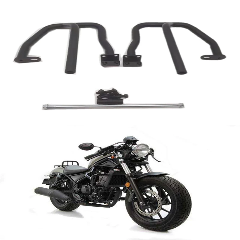 

For Bumper Engine Guard Crash Bar For Honda CM300 Refitting Rebel Rebel Front Bumper Spring Ball Against motorcycle accessories