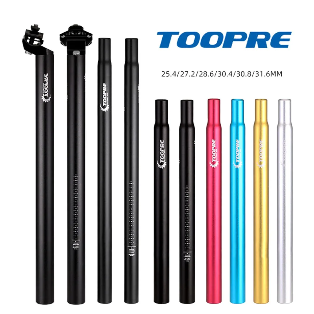 

MTB Bike Seat Post 25.4/27.2/28.6/30.4/30.8/31.6mm Aluminum Alloy Seat Tube 350 450mm Mountain Road Bike Bicycle seatpost