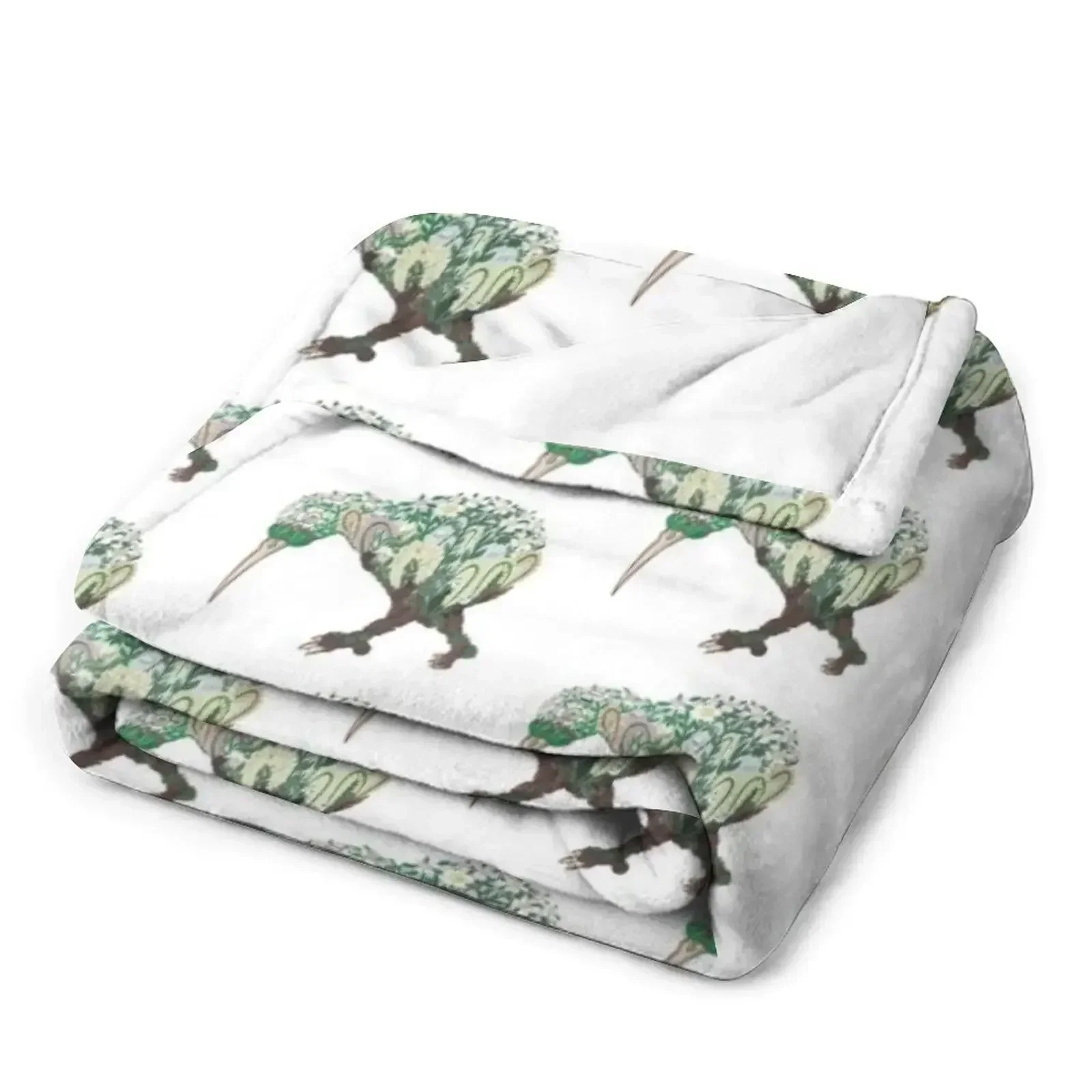 Волшебное одеяло с птицей киви милые клетчатые одеяла в стиле аниме для