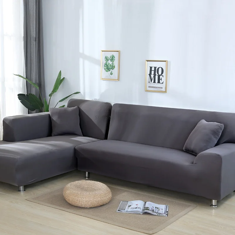 

Solid Color Sofa Cover Stretch Tightly Wrapped All-inclusive Full Cover Fabric Sofa Cover Sofa Cushion Sofa Cover