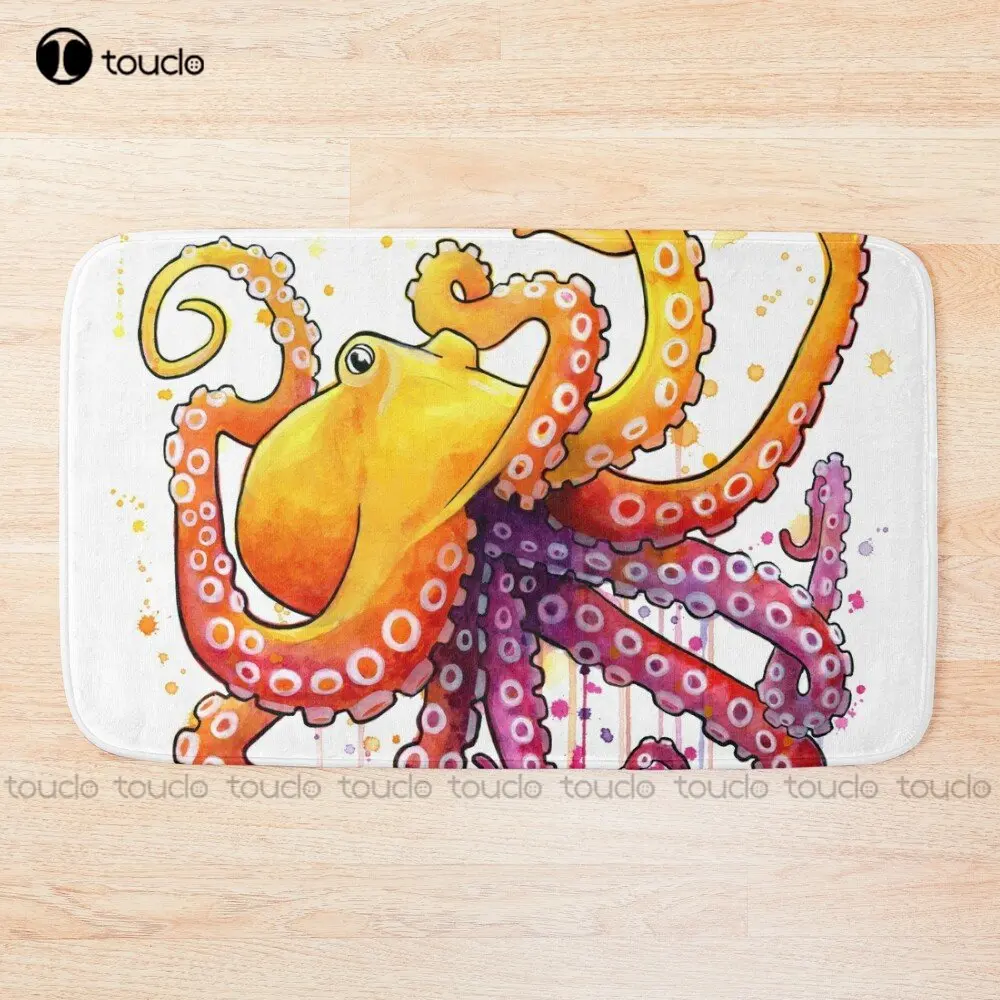 

Octopus Sunrise Bath Mat Bathmat For Bedroom