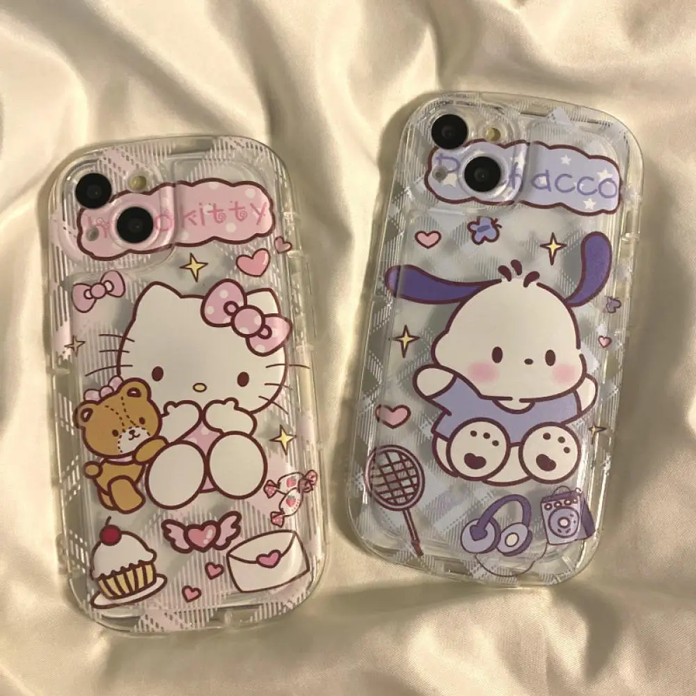 

Sanrio Hello Kitty Pochacco Phone Case for Iphone 6 6S 6Plus 6Splus 7 8 7Plus 8Plus X Xr Xs Max 11 12 13 14 Pro Max Plus Mini