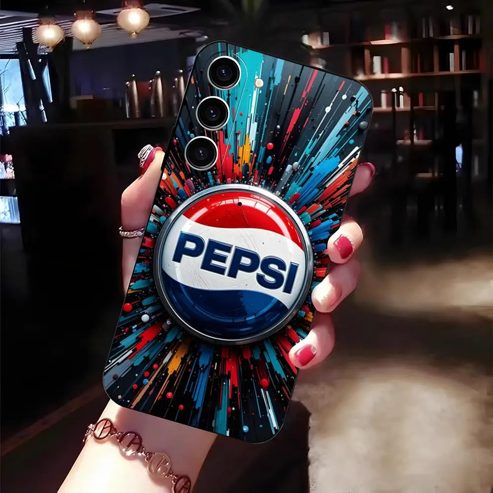 Фото Классический силиконовый чехол Pepsis Cola для Samsung S26 S25 Edge S24 S23 S22 S21 S20 Ultra Plus Fe Galaxy №1