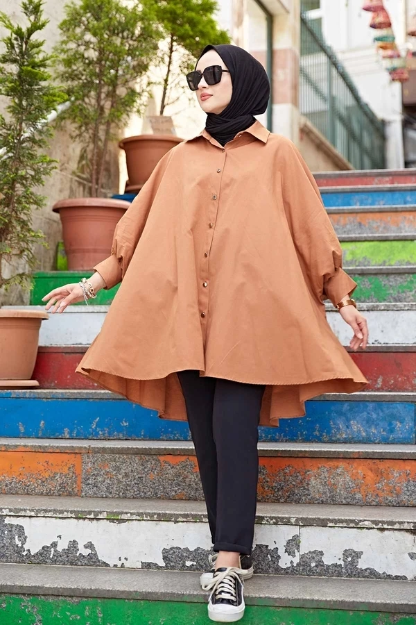 Ladies Temporary Shed Tunic Summer Spring 2021 ladies muslim clothes shirt for woman blouse casual long sleeve