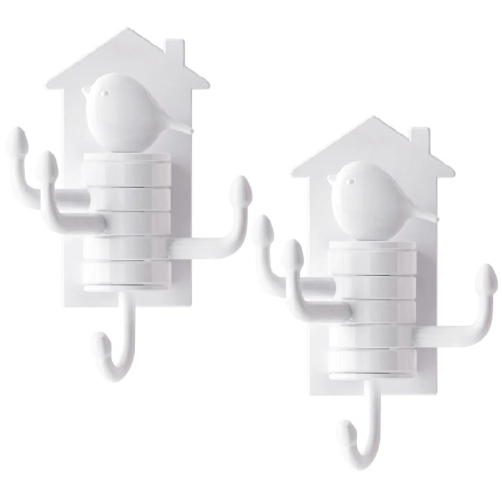 

2PCS Waterproof Wall Hook Rotatable Hook for Bathroom