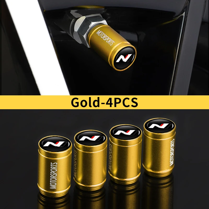 

Колпачки для автомобильных клапанов, пылезащитная насадка для Hyundai N I30 I20 IX35 I40 Tucson Getz Veloster Kona Elantr, 4 шт.