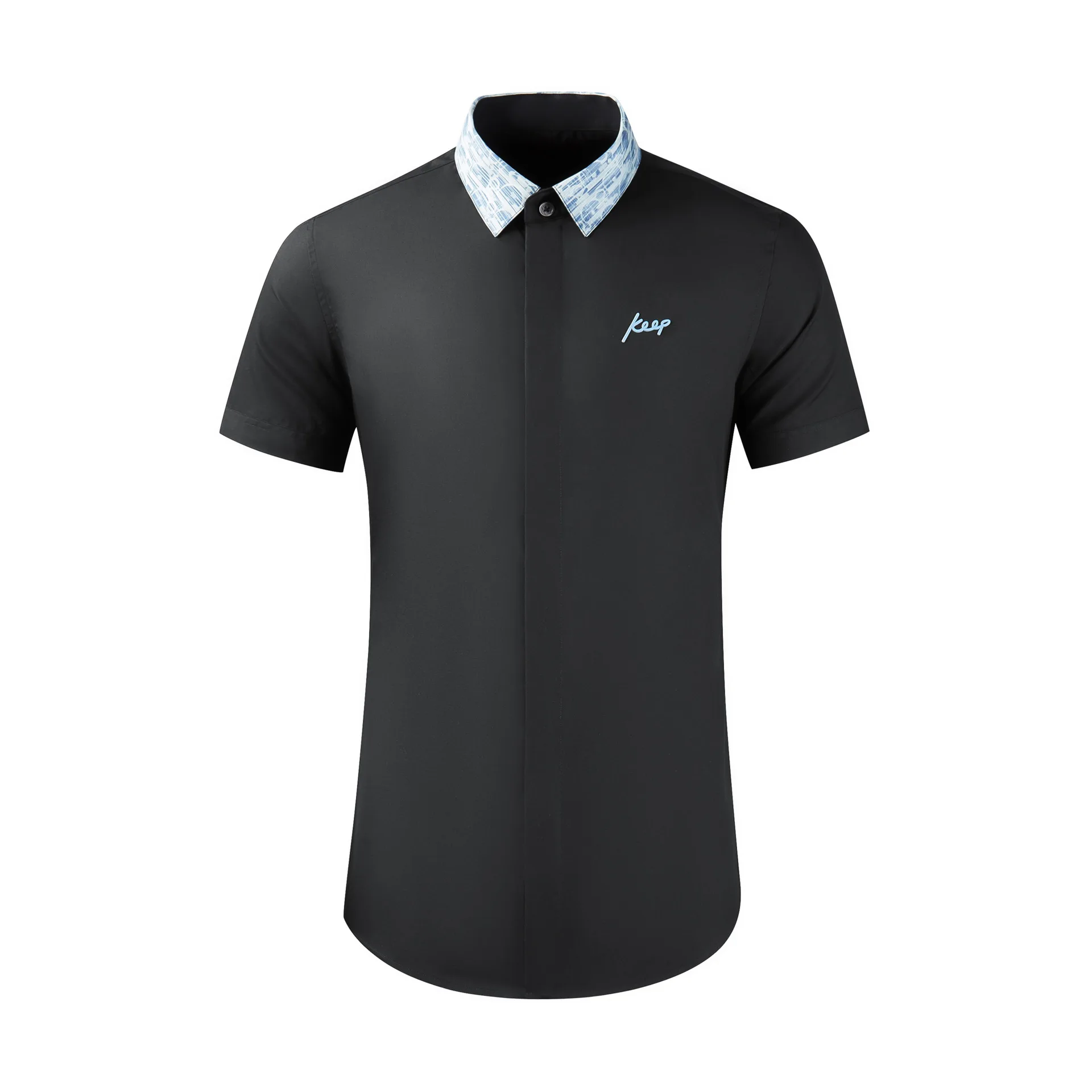 

Рубашка-поло мужская облегающая, люксовая бижутерия, без рисунка, для гольфа, летняя спортивная одежда