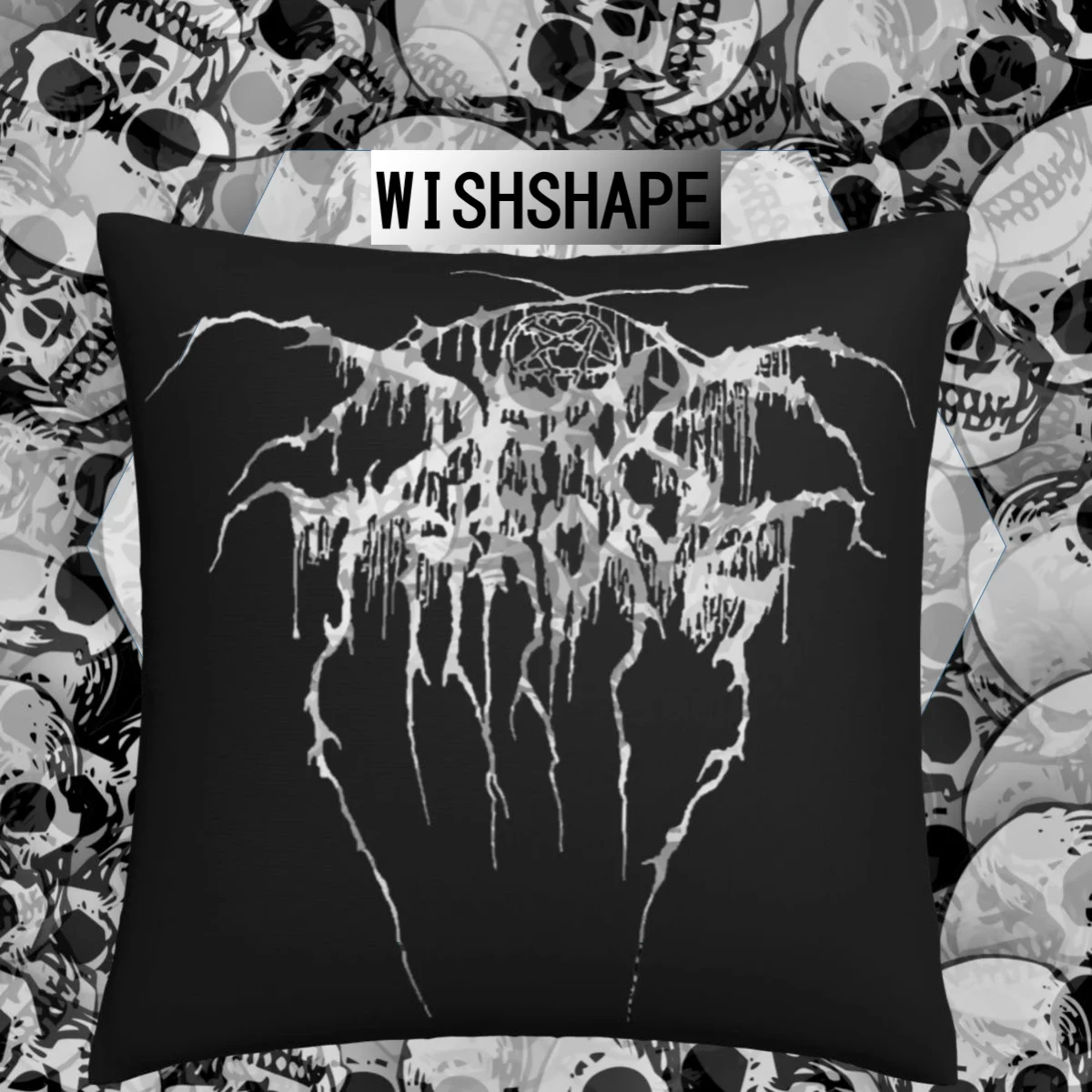

Darkthrone Pillow Case Darkthrone Sofa Zipper Pillowcase Summer Soft Polyester Cover