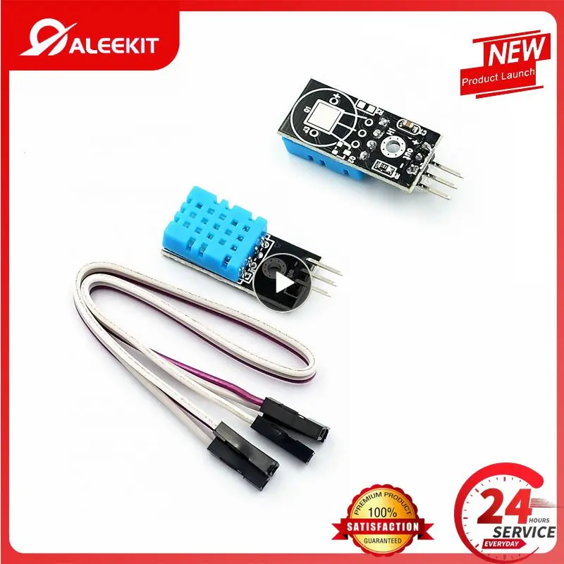 

1~10PCS Dc 5v Temperature And Relative Humidity Sensor Gnd Digital Signal Output Dht11 Sensor Data Port With Pull-up Resistor