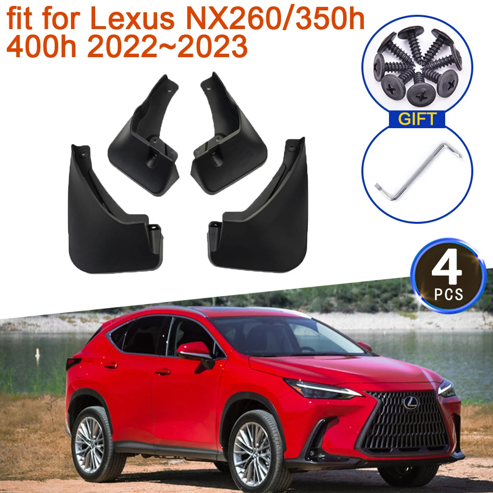 

4 шт., брызговики для Lexus NX NX260 350h 400h 2022 ~ 2023