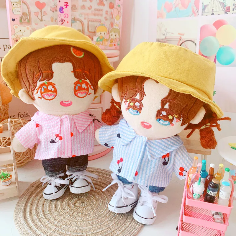 

Одежда для куклы 20 см, рабочая рыбака, шляпа, костюм, куклы, аксессуары для нашего поколения, корейские куклы Kpop EXO idol, подарок, игрушки для тво...