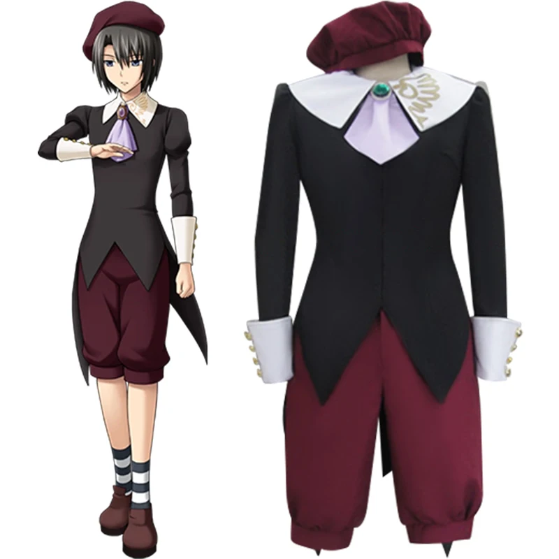 Фото Костюм для косплея Umineko When They Cry Kanon, униформа служителя Yoshiya из Umineko no Naku Koro ni, артикул S002 №1