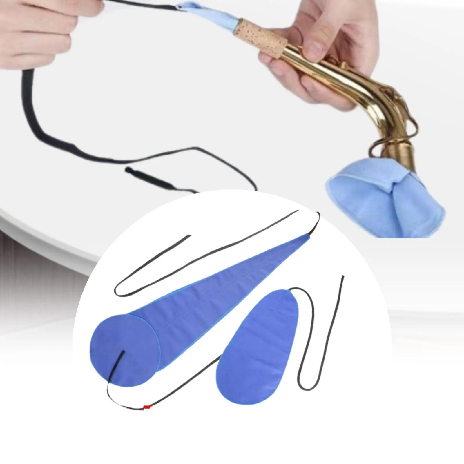 Набор для чистки саксофона аксессуары ткань портативные наборы трубы альт