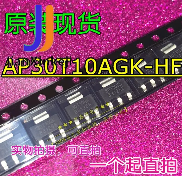 

AP30T10AGK-HF silk screen 30T1 0GK трубка с полевым эффектом SOT-223