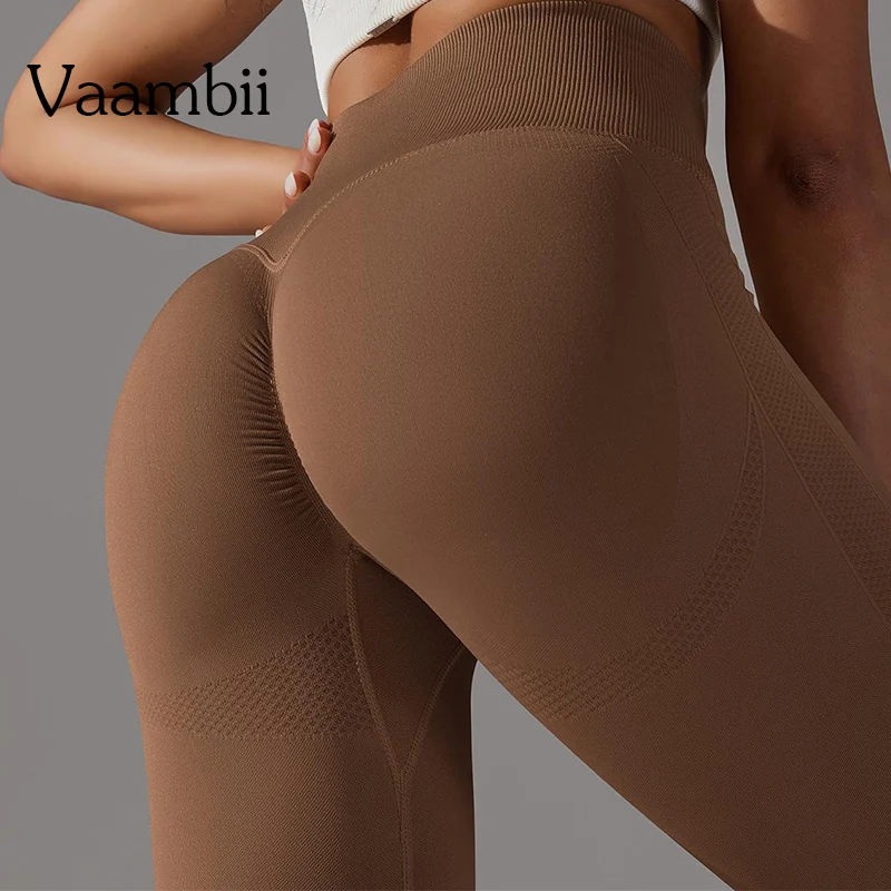 

Бесшовные Спортивные Леггинсы для бега и йоги, с эффектом пуш-ап