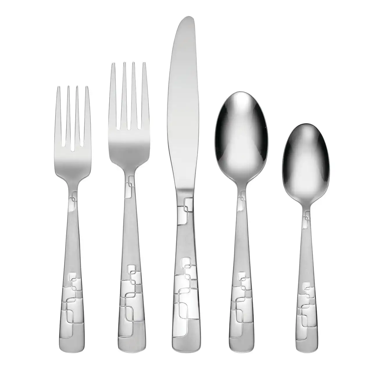 

Quadratic 20 Piece Flatware Set, Service for 4