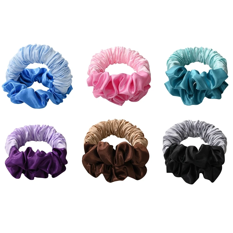 

11UF Heatless Curling Rod Headband No Heat Curlers to Sleep In Overnight Soft Silk Ponytail Heatless Curls Long Hair