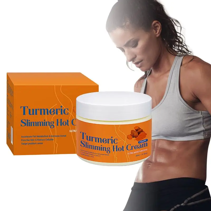 

Turmeric Slimming Cream Fat Burner Sweat Cream Cellulite Lotion For Tighten Muscle Stomach Fat Slimming For Upper Arms Thigh Bod