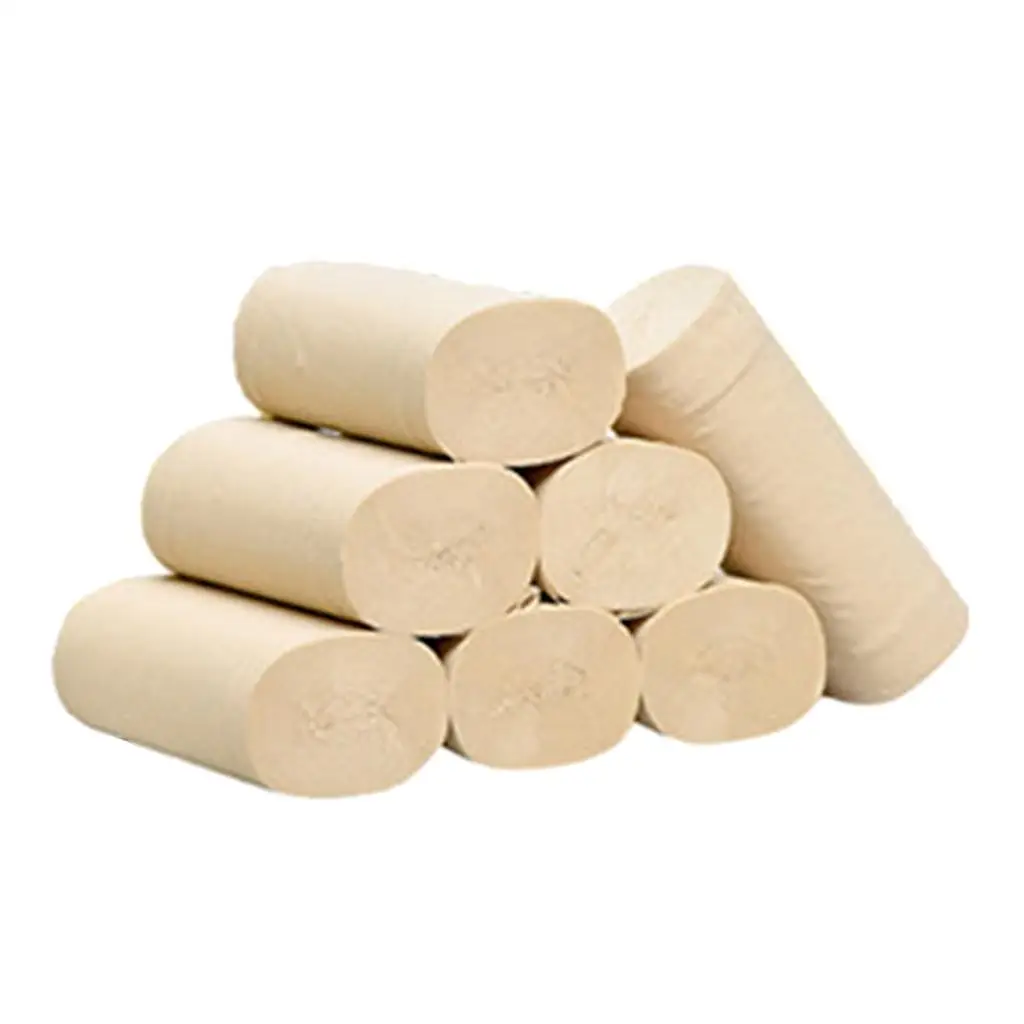 

Рулон шелковистой гладкой мягкой 4-слойной туалетной бумаги, комфортная приятная для кожи Натуральная древесная целлюлоза Nath салфетка, упаковка из 10 рулонов