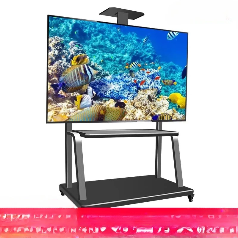 Фото Подходит для Honghe HiteVision 55 65, 75, 86, дюймов, универсальная вешалка для машины, кронштейн для сенсорного экрана, напольный №1