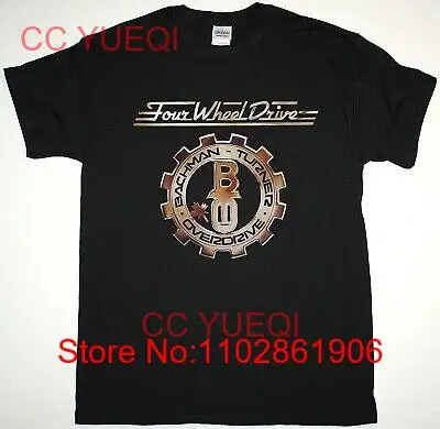 BACHMAN-TURNER OVERDRIVE четырехколесный привод 1975 Новая Черная футболка