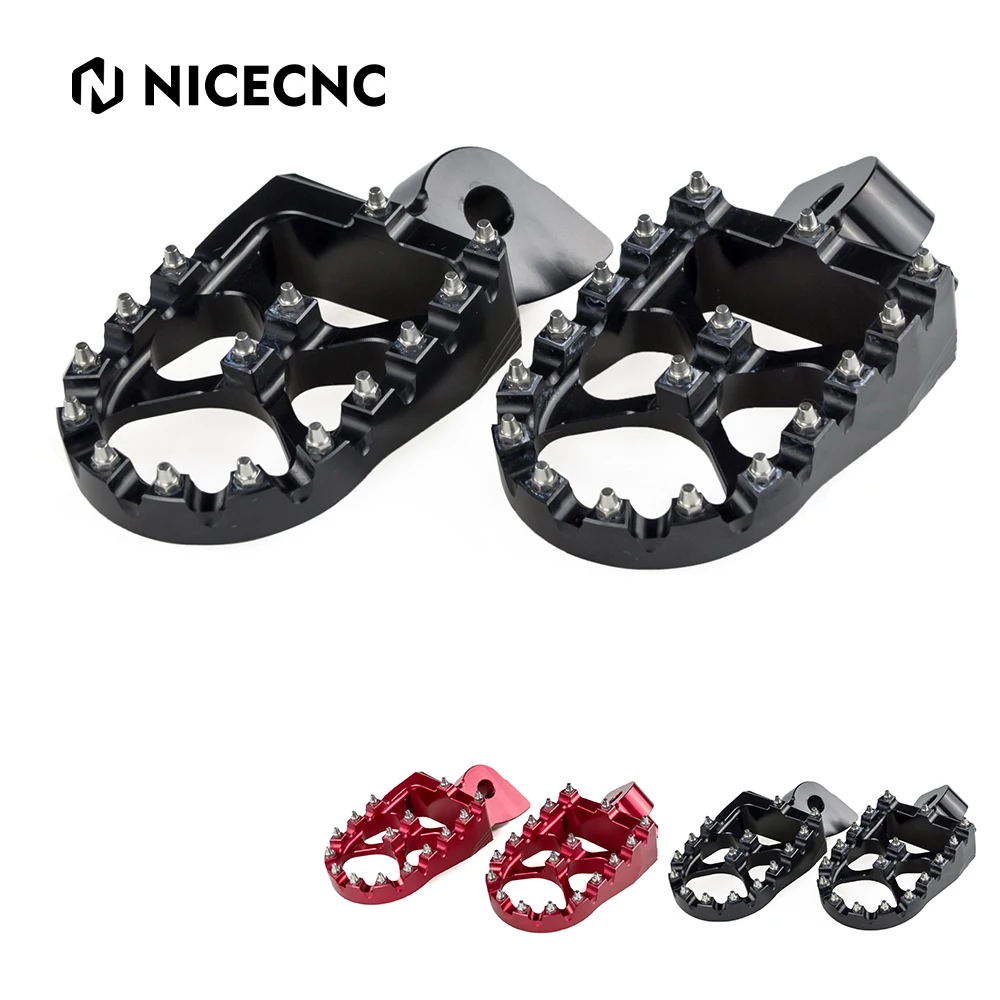 

NICECNC Motocross CNC Foot Peg Rest Footrest For Yamaha YZ65 YZ85 YZ125 YZ250 YZ250F YZ450F YZ450FX WR250F WR450F YZ125X Black