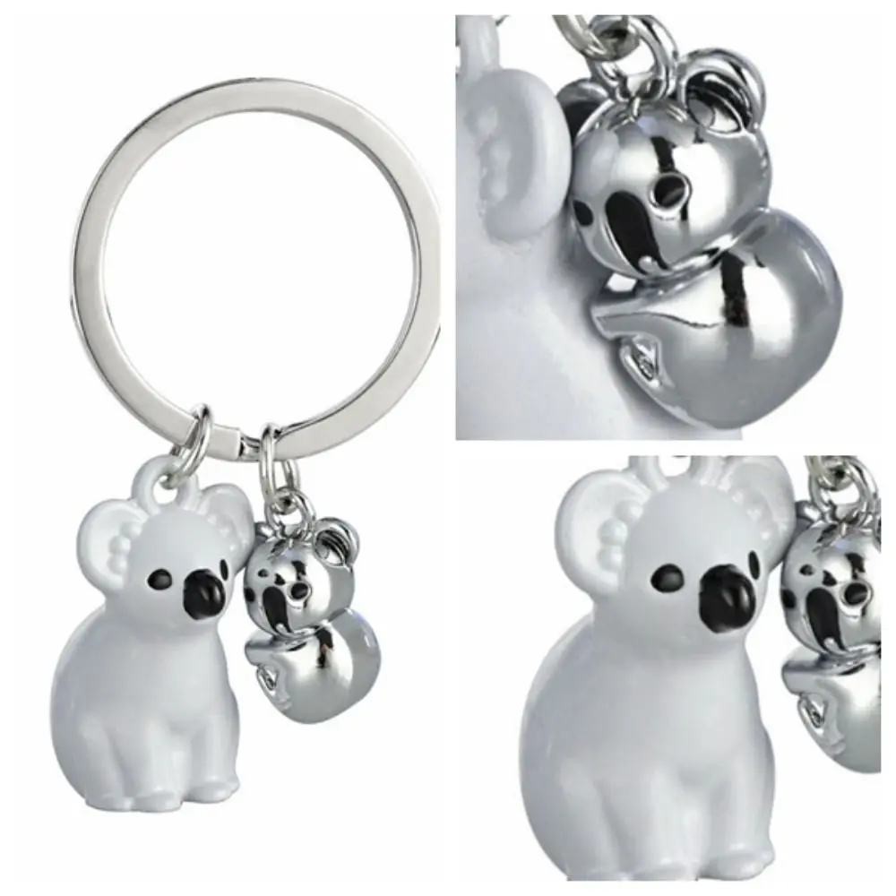 2 шт. Модный милый брелок для ключей Koala текстурированный Гладкий Декор