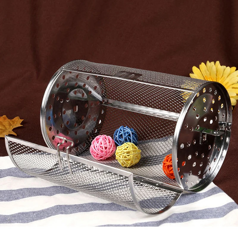 

360 Degree Rotatable Heating Oven Cages Oven Basket Coffee Beans Peanut Kitchen BBQ Tool
