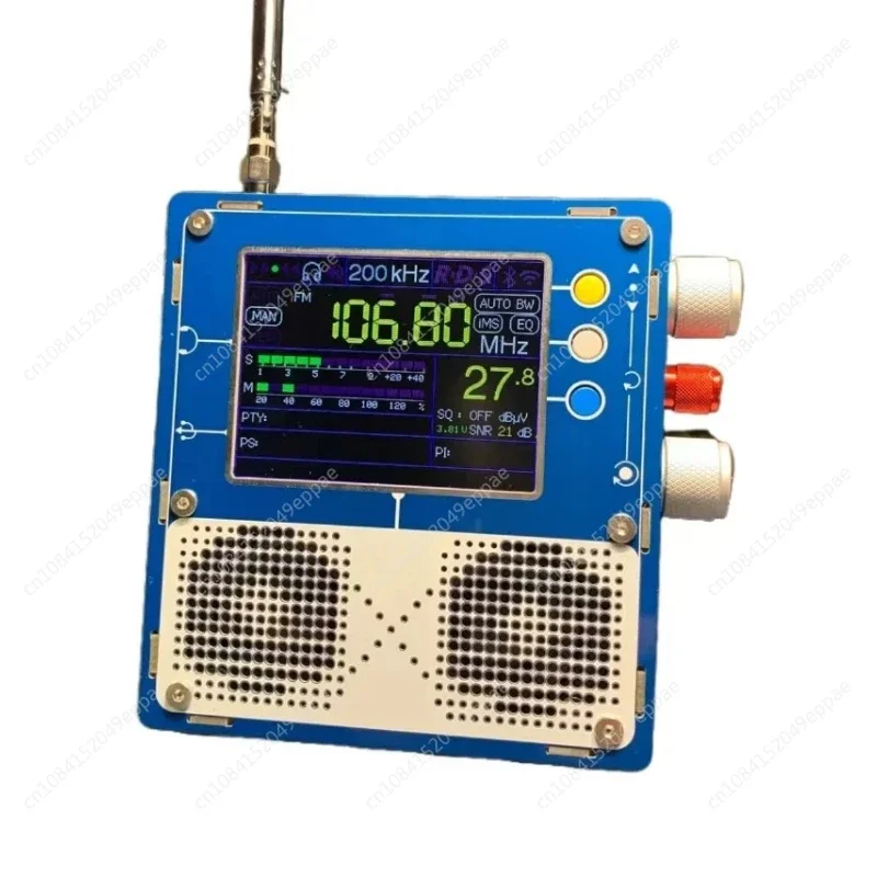 Фото Полнодиапазонный цифровой радиоприемник, многодиапазонный FM AM LW MW SW портативный DSP-тюнер для хобби-использования. №1