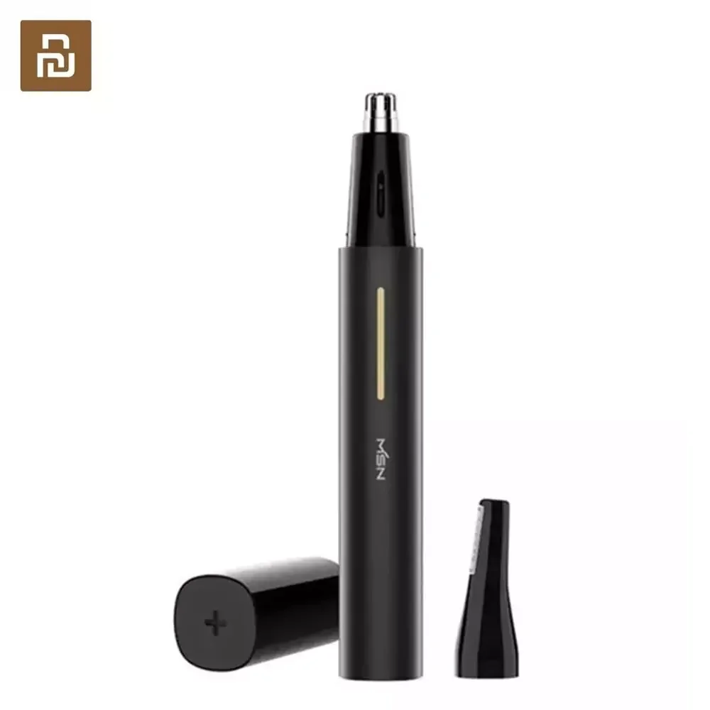 

Electric Nose Hair Trimmer Portable Nose Hair Temple Eyebrow Shaver Clipper Waterproof Safe Cleaner Tool for Men
