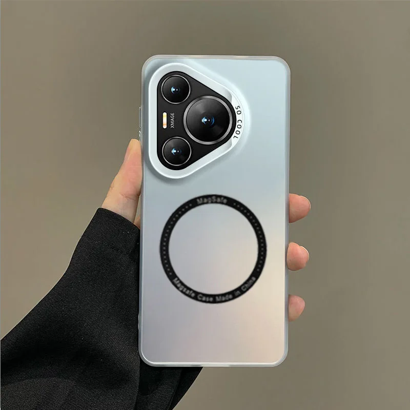 Чехол для Huawei Pura 70 Ultra mate Magic 7 P60 P50 P40 P30 Pro матовый противоударный чехол магнитного