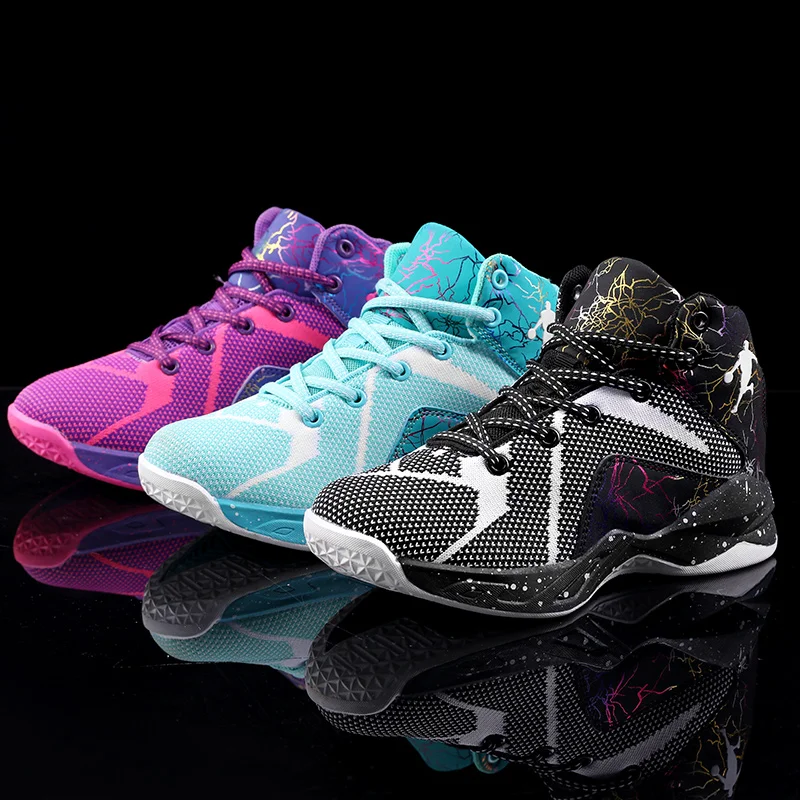 

Children's Basketball Shoes for Boys Running Sneakers Non-slip Breathable kids Sports Shoes Outdoor Sneakers Boy Basket Trainers