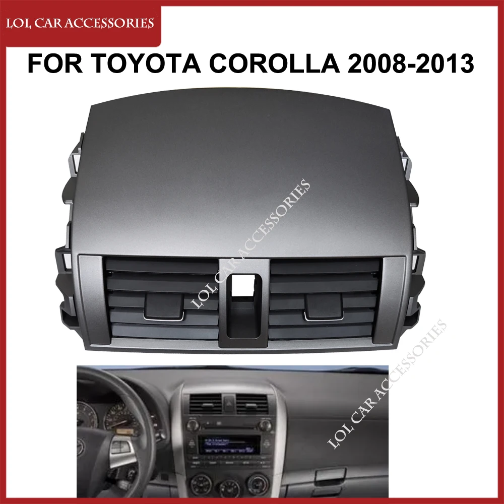 

Для Toyota Corolla 2008-2013 Центральная приборная панель A/C вентиляционные отверстия панель вентиляционных отверстий аксессуары