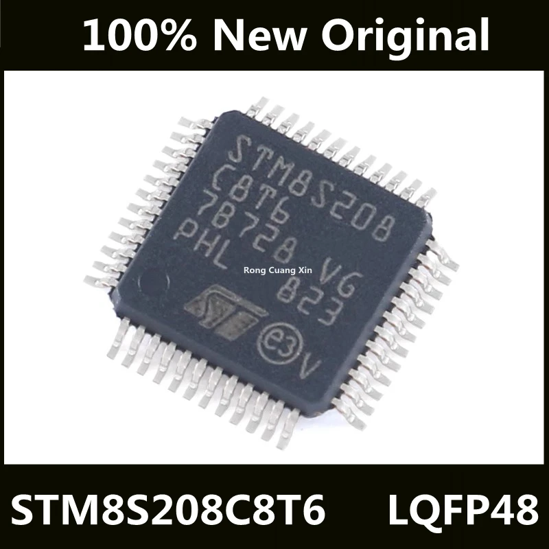 

STM New Original STM8S208 STM8S208C8T6 STM8S208R8T6 LQFP-64 24MHz/64KB Flash Memory/8-bit Microcontroller MCU Chip IC
